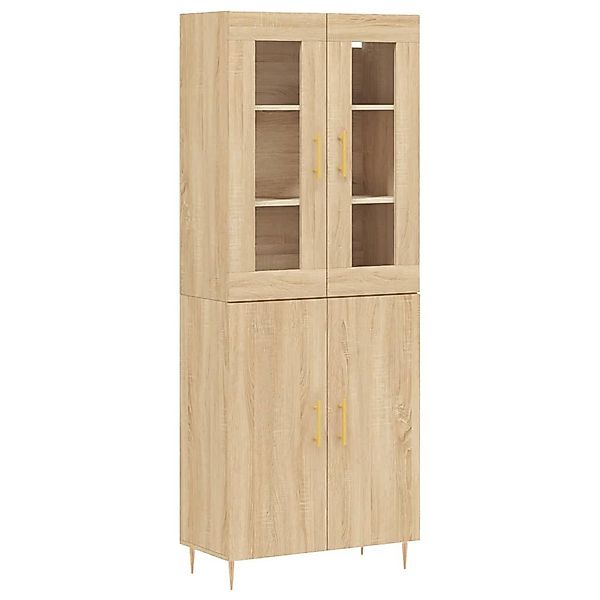 vidaXL Highboard Highboard Sonoma-Eiche 69,5x34x180 cm günstig online kaufen