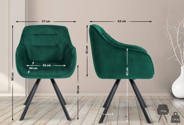 CLP Esszimmerstuhl Russel, Samt oder Antik günstig online kaufen