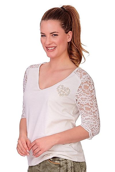 MarJo Trachtenbluse Blusenshirt - KLARA - creme günstig online kaufen