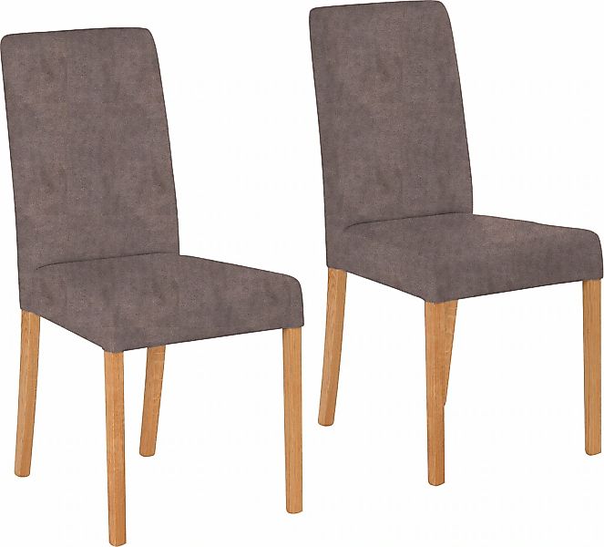 Home affaire 4-Fußstuhl "Bologna" (Set) 4 Stk.Gestell aus Massivholz günstig online kaufen