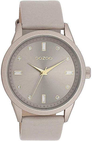 OOZOO Quarzuhr C11287, Armbanduhr, Damenuhr, Lederarmband, günstig online kaufen