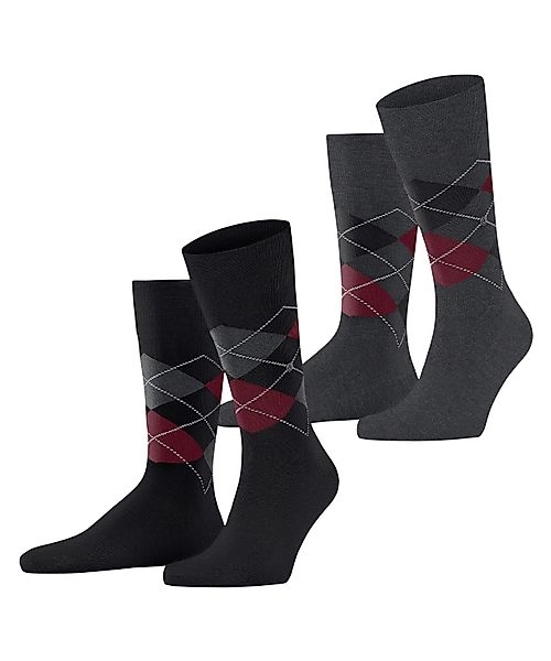 Burlington Socken Everyday Argyle (2-Paar) aus günstig online kaufen
