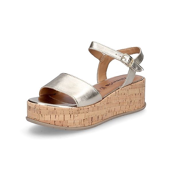 Tamaris Tamaris Damen Plateau Sandalette gold günstig online kaufen