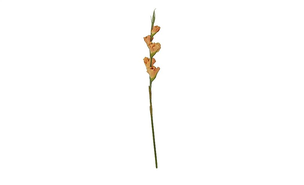 Kunstblume  Gladiole   ¦ orange ¦ Kunststoff,Eisendraht ¦ Maße (cm): H: 84 günstig online kaufen