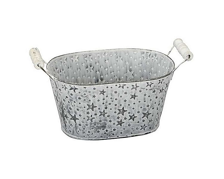 Posiwio Übertopf Pflanzgefäß (1 St), Sternendekor, Patina im Vintage-Stil, günstig online kaufen