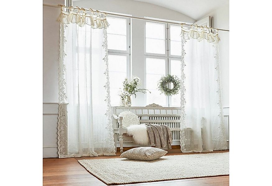 Mirabeau Vorhang Gardine Denise creme günstig online kaufen