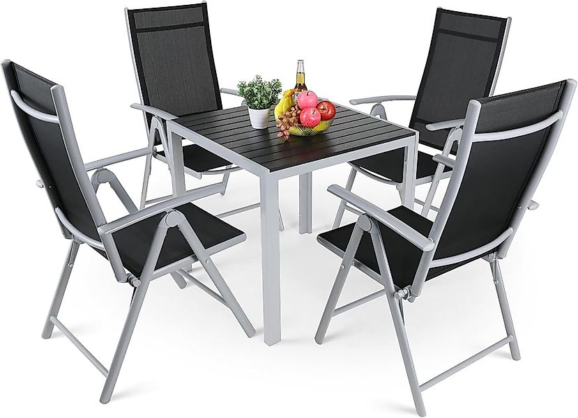 TLGREEN Gartenlounge-Set Gartenmöbel-Set,Balkonmöbel-Set,Aluminium-Sitzgrup günstig online kaufen