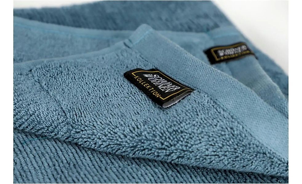 SCHÖNER WOHNEN Kollektion Duschtuch 2er-Set   ¦ blau ¦ Maße (cm): B: 70 H: günstig online kaufen