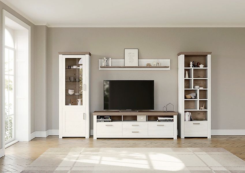 set one by Musterring Wohnwand "York" 4 Stk. tlg. günstig online kaufen