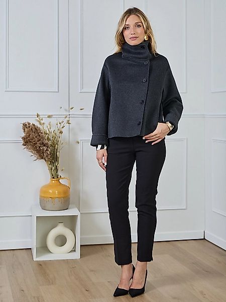 ANNIS Fashion & Accessoires Kurzmantel "ELAYNE COAT" (1-tlg) NEU,Umwandelba günstig online kaufen