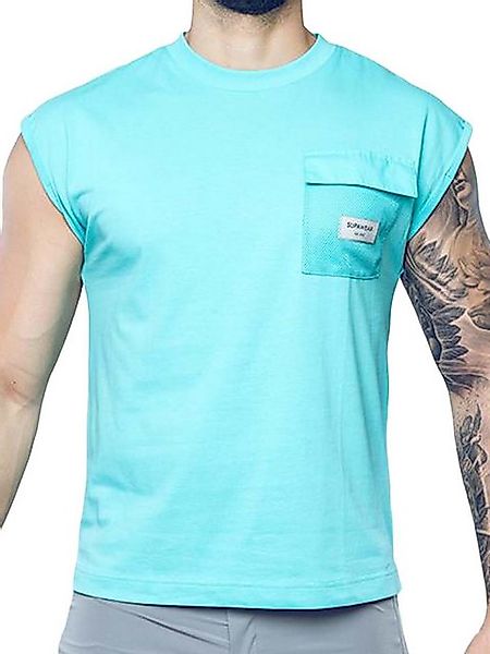 Supawear T-Shirt Supawear Wide-Cut Tank Turquoise Blue günstig online kaufen