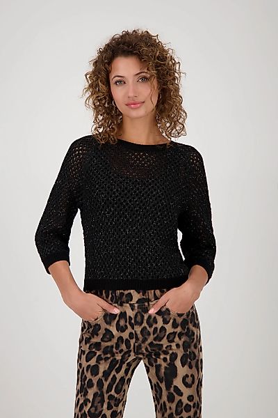 Monari Strickpullover "Pullover Pailletten", aus Ajourstrick günstig online kaufen