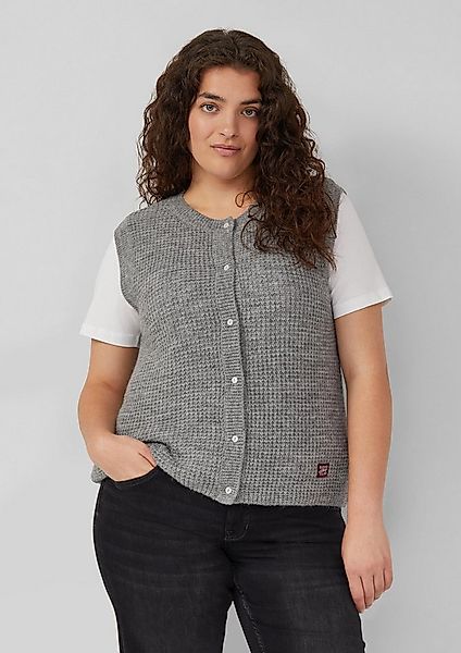 s.Oliver Cardigan Strickjacke Strickweste aus Alpakamix günstig online kaufen
