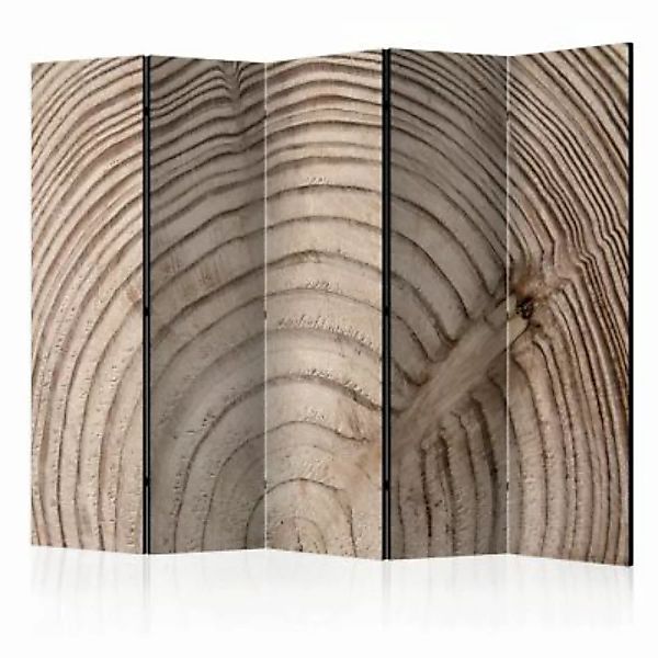 artgeist Paravent Wood grain II [Room Dividers] braun Gr. 225 x 172 günstig online kaufen
