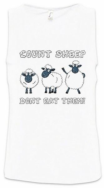 Urban Backwoods Tanktop Count Sheep Ärmelloses T-Shirt Schafe Schäfchen Zäh günstig online kaufen