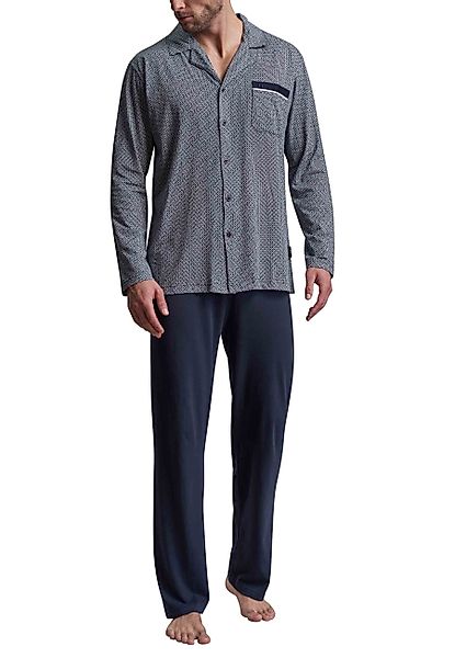 GÖTZBURG Pyjama GÖTZBURG Herren Pyjama blau günstig online kaufen