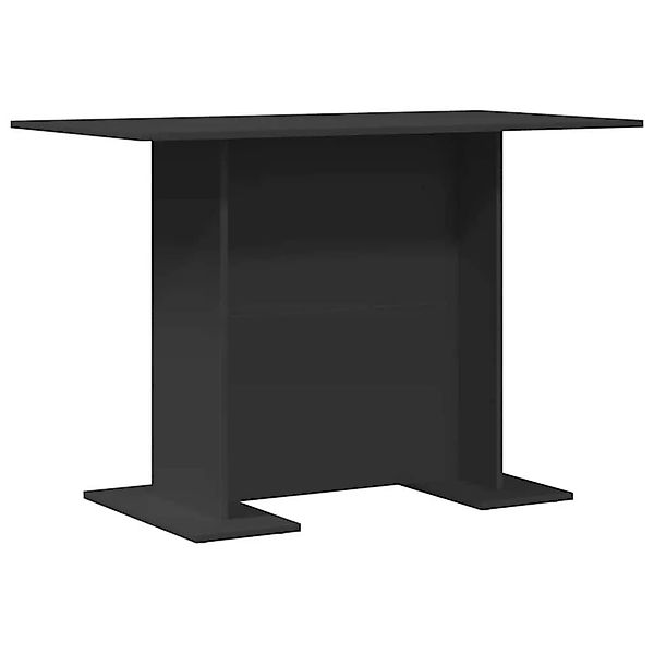vidaXL Esstisch Schwarz 110 x 60 x 75 cm Holzwerkstoff 863161 günstig online kaufen