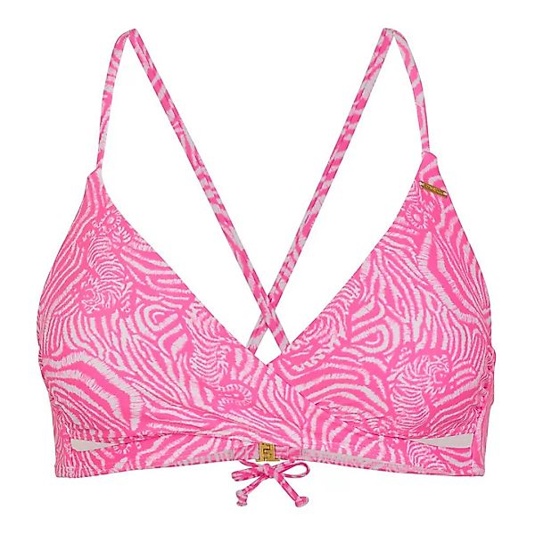 O´neill Baay Bikini Oberteil 38 White All Over Print / Pink / Purple günstig online kaufen