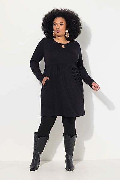Ulla Popken Longshirt Longshirt Jacquard A-Linie günstig online kaufen