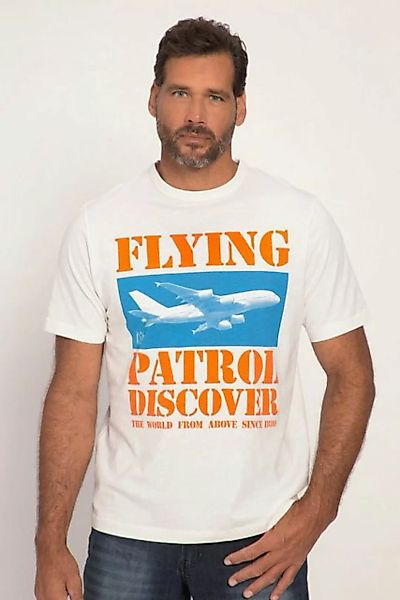 JP1880 T-Shirt T-Shirt Halbarm Flying Patrol Print Rundhals günstig online kaufen