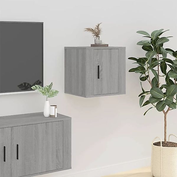 Vidaxl Tv-wandschrank Grau Sonoma 40x34,5x40 Cm günstig online kaufen