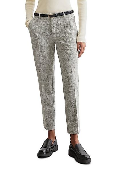 Marc O'Polo Jerseyhose mit Fischgrat-Muster günstig online kaufen
