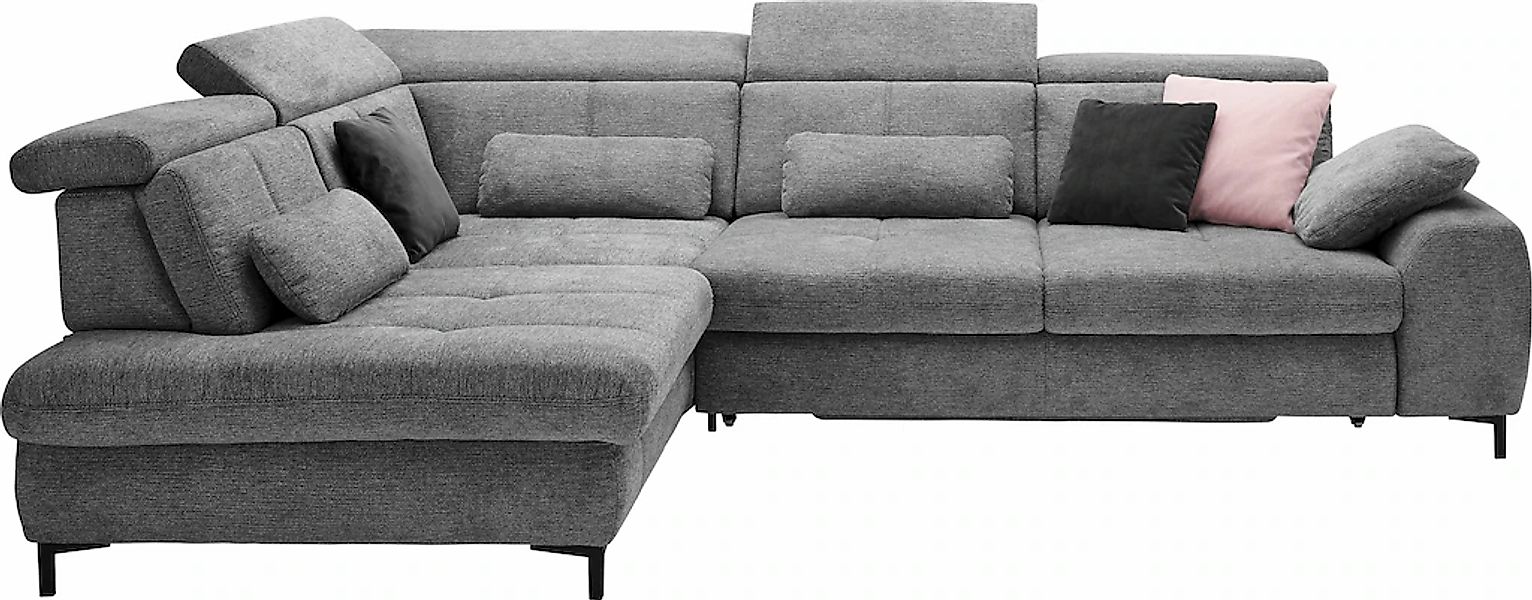 set one by Musterring Ecksofa "SO 3400 Sitzhöhe 47cm oder 49cm, Sitztiefe v günstig online kaufen