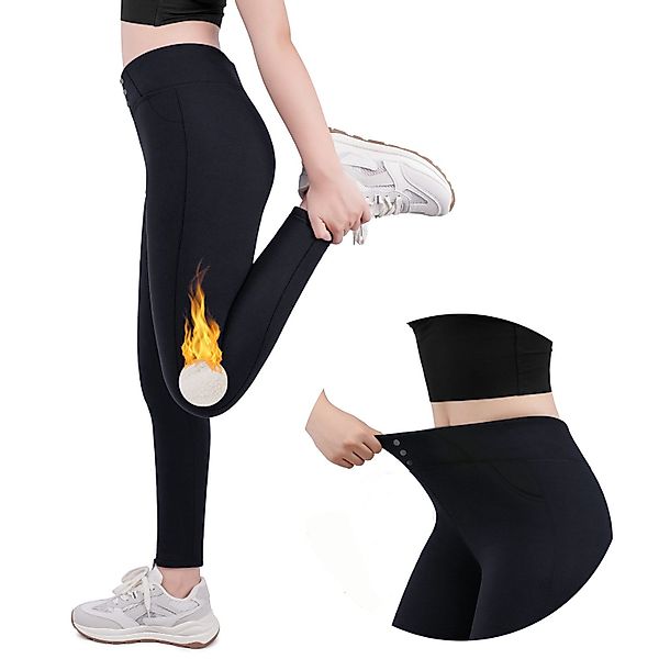 Frentree Thermoleggings Damen mit Fleece Gefütterte günstig online kaufen