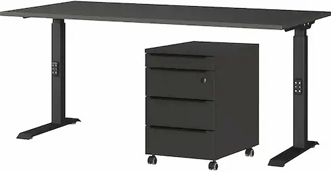 GERMANIA Büromöbel-Set »Mailand« 2 tlg. inkl. Schreibtisch und Rollcontaine günstig online kaufen