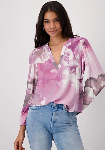 Monari Schlupfbluse, mit allover Blumendruck günstig online kaufen