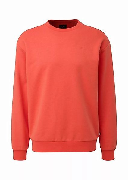 QS Sweatshirt Sweatshirt aus Baumwollmix Label-Patch, Logo günstig online kaufen