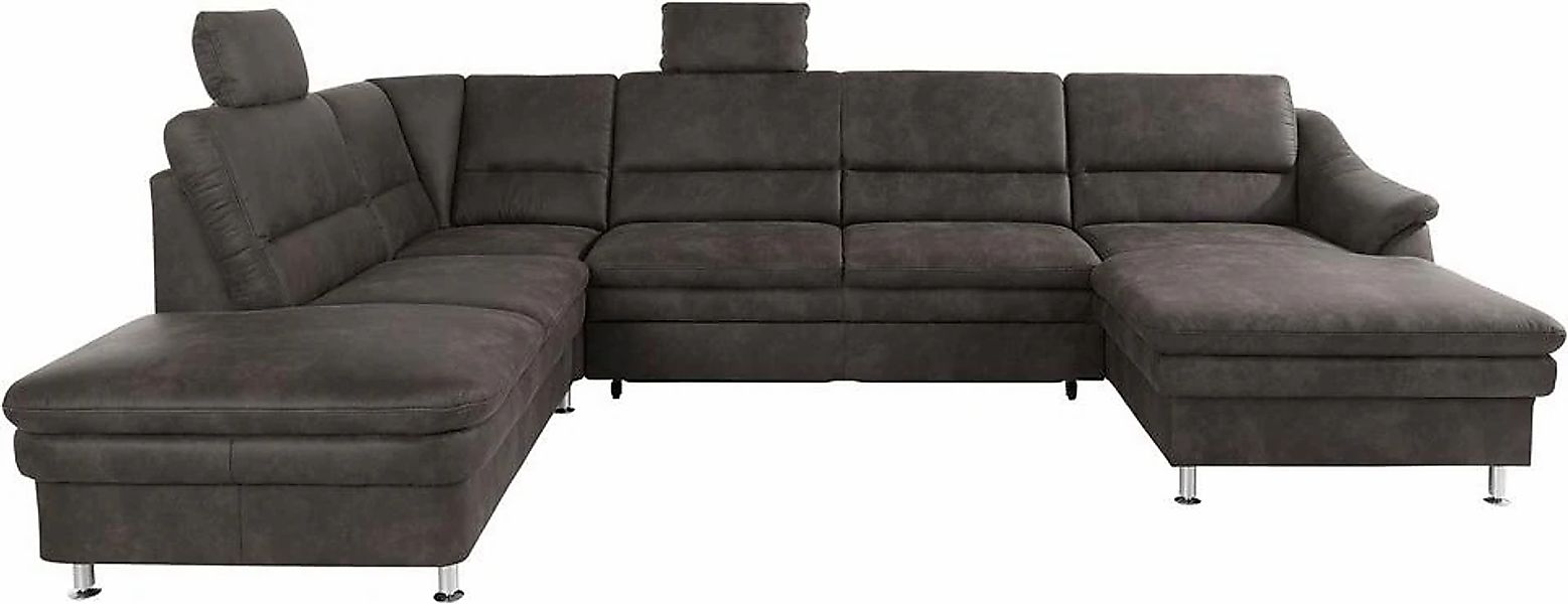 sit&more Wohnlandschaft "Cardoso U-Form" mit Federkern und Kopfstützen, mit günstig online kaufen