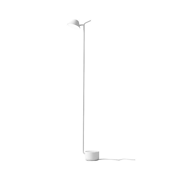 Menu - Peek Floor Lamp LED Stehleuchte - weiß/pulverbeschichtet/H 135cm Ø 2 günstig online kaufen