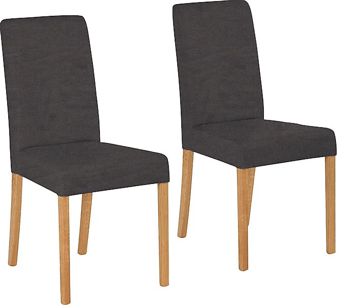 Home affaire 4-Fußstuhl "Bologna" (Set) 4 Stk.Gestell aus Massivholz günstig online kaufen