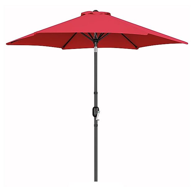 Yaheetech Sonnenschirm Φ 226/269/294 cm, Garten- und Marktschirm mit 6 Meta günstig online kaufen