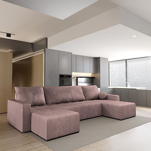 Masseno Ecksofa TOLARI mit Schlaffunktion U-Form, günstig online kaufen