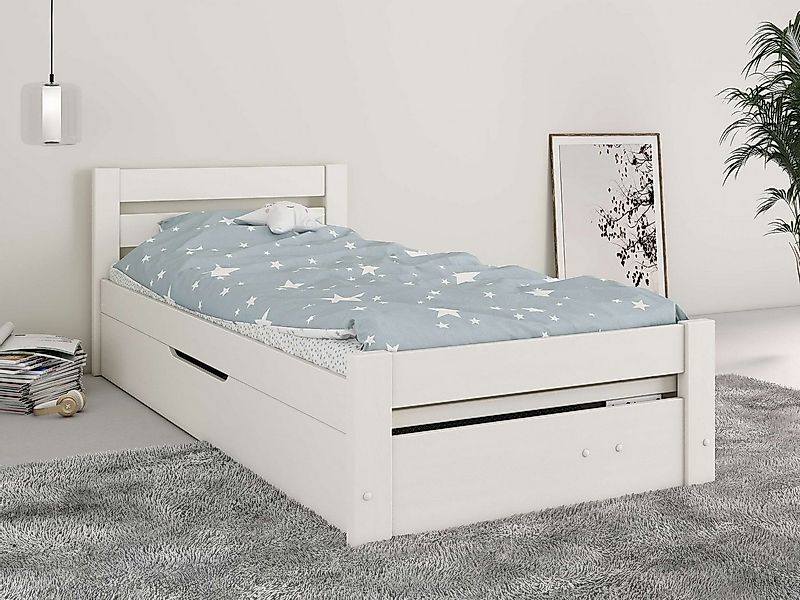 OTTO home Massivholzbett "GODJE ", TOPSELLER, zertifiziertes Massivholz (Ki günstig online kaufen