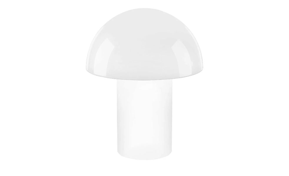 Q-Smart Home Lights Tischleuchte, Glas `Pilz` - weiß - 41,5 cm - Lampen & L günstig online kaufen