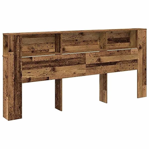 vidaXL Kopfteil Schrank Altholz 220 x 18,5 x 102,5 cm Holzwerkstoff 862090 günstig online kaufen