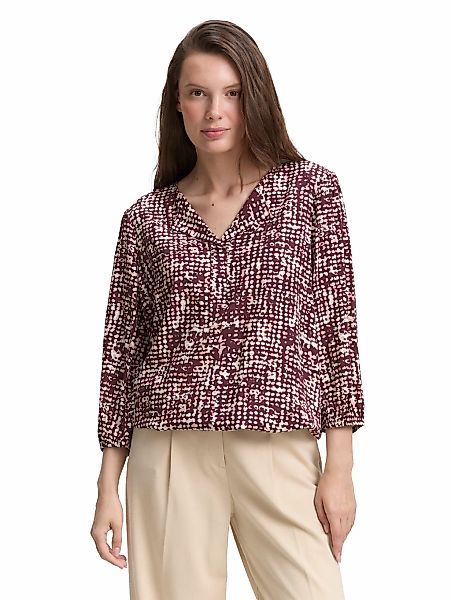 TOM TAILOR Shirtbluse mit All-Over Print günstig online kaufen