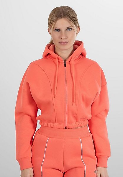 Smilodox Kapuzensweatjacke Elma, Oversize Fit Kapuzen Zip Pullover mit Ton- günstig online kaufen