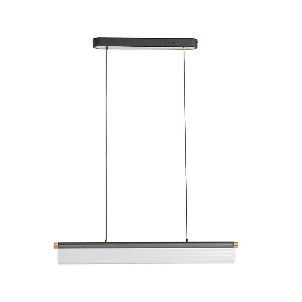 Lucande LED Alania 10031256 Modern in Transparent 1-flammig Wohnzimmerleuch günstig online kaufen
