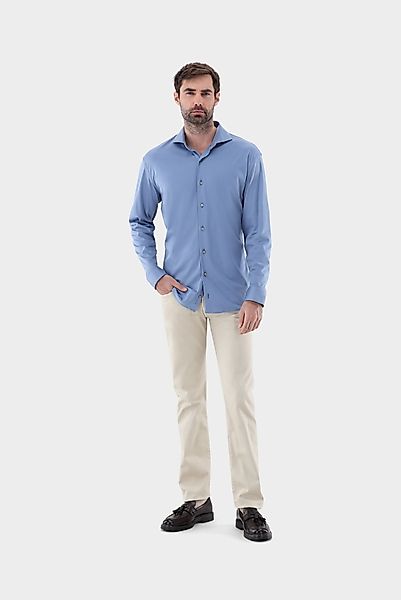 Jersey Hemd aus Schweizer Baumwolle Tailor Fit günstig online kaufen