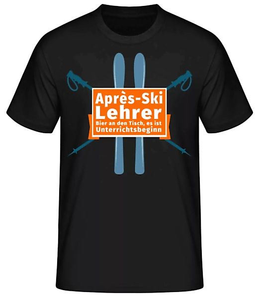 Après Ski Lehrer Bier · Männer Basic T-Shirt günstig online kaufen