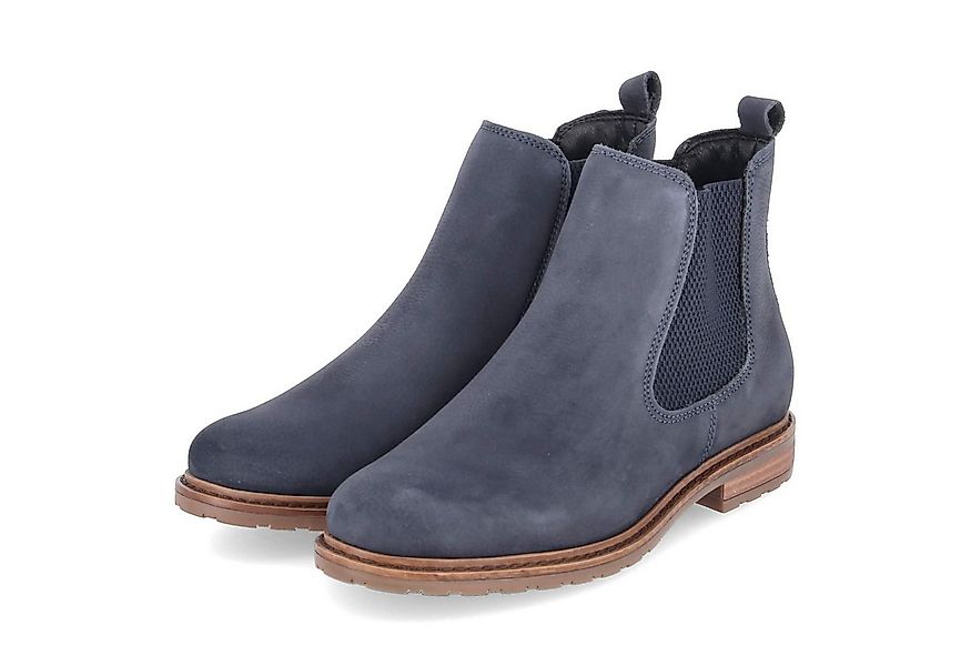 Tamaris Tamaris 1-25056-41/827 Damen Rauleder blau Schlupfstiefel günstig online kaufen