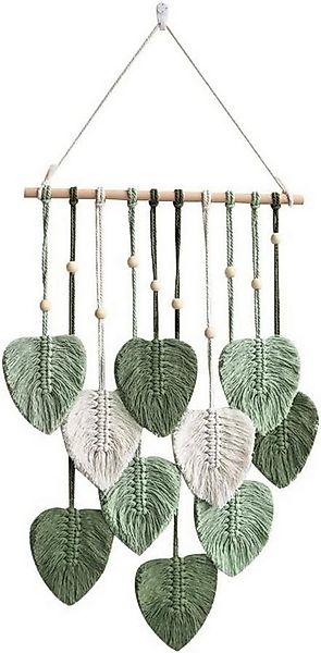 Kaket Hängedekoration Blatt Makramee Wandbehang, Boho Raumdekor günstig online kaufen
