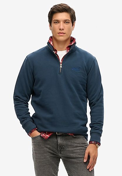 Superdry Sweatshirt "ESSENTIAL LOGO HENLEY" günstig online kaufen