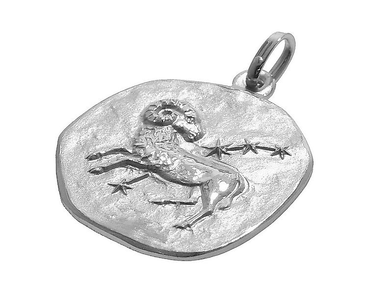 trendor Kette mit Anhänger Sternzeichen Widder Ø 20 mm und 925 Silber günstig online kaufen