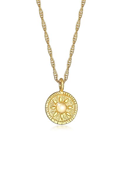 Elli Kette mit Anhänger Sonne Antik günstig online kaufen