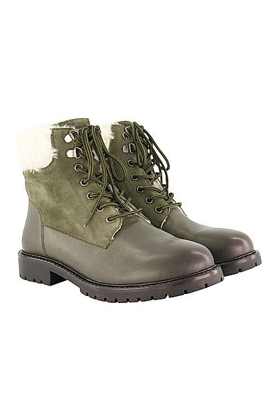 Ulla Popken Lederboots Textilschaft Weite H Stiefel günstig online kaufen